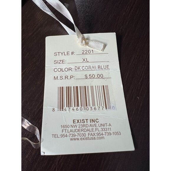 NWT Cristinalove Womens Printed Rope Spaghetti Strap Knee Length Dress‎ Padded - Picture 5 of 6